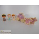 Chad Valley Magical Wooden Castle fából készült figura szett