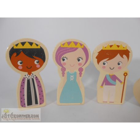 Chad Valley Magical Wooden Castle fából készült figura szett