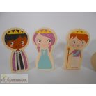 Chad Valley Magical Wooden Castle fából készült figura szett