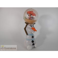 Disney Frozen Jégvarázs Olaf gömböt tartó figura