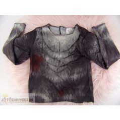 Izmosított farkas farkasember jelmez felső 8-10 éveseknek