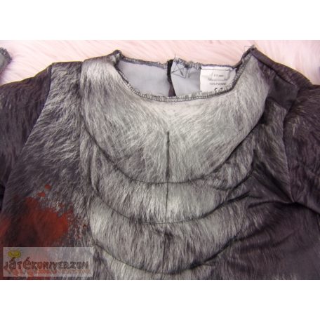 Izmosított farkas farkasember jelmez felső 8-10 éveseknek