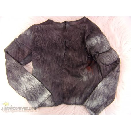 Izmosított farkas farkasember jelmez felső 8-10 éveseknek