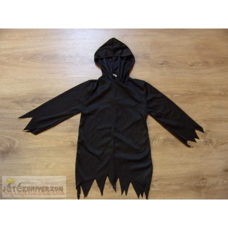 Fekete kaszás halál halloween jelmez felső 3-4 éveseknek