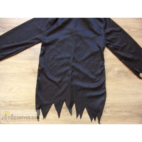 Fekete kaszás halál halloween jelmez felső 3-4 éveseknek