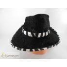 Zebra csíkos sombrero kalap jelmez kiegészítő