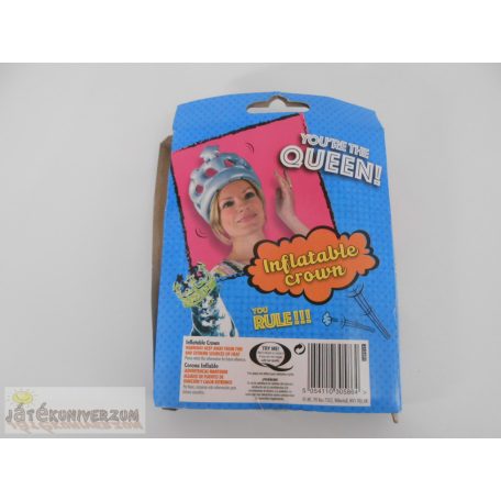 Felfújható korona jelmez partikellék