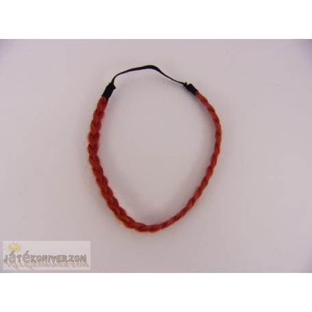 Vörös színű hajfonat fejdísz jelmez kiegészítő