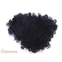 Szintetikus fekete göndör póthaj