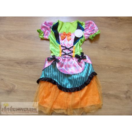 Bolond kalapos Alíz csodaországban ruha jelmez szett