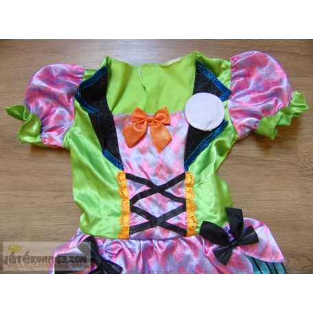 Bolond kalapos Alíz csodaországban ruha jelmez szett