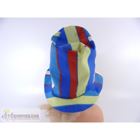 Csíkos kalap jelmez kiegészítő