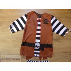 Kalóz jelmez szett 7-10 éveseknek