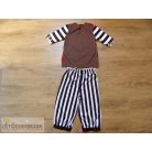 Kalóz jelmez szett 7-10 éveseknek