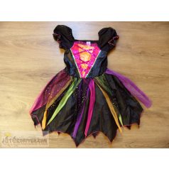 Boszorkány ruha jelmez 5-6 éveseknek