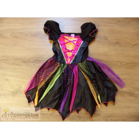 Boszorkány ruha jelmez 5-6 éveseknek