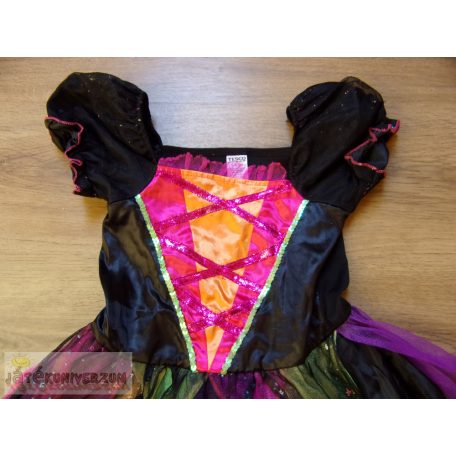 Boszorkány ruha jelmez 5-6 éveseknek