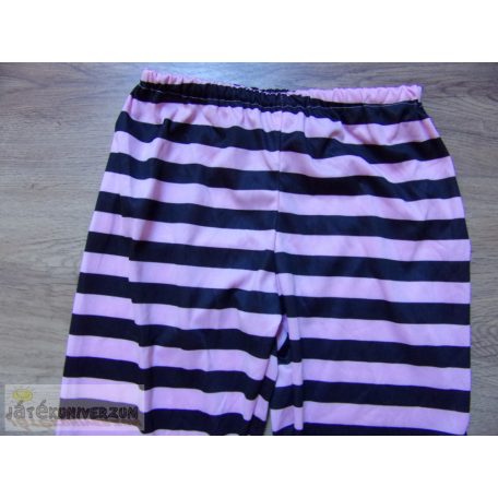 Halloween csíkos nadrág jelmez 7-10 éveseknek