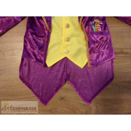Roald Dahl Willy Wonka felső jelmez 3-4 éveseknek