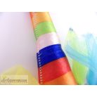 Szivárvány színű unikornis egyszarvú fejpánt fejdísz jelmez kiegészítő