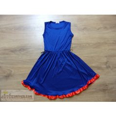 Kék színű ruha jelmez 7-8 éveseknek