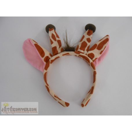 Zsiráf mintás fül és farkinca szett