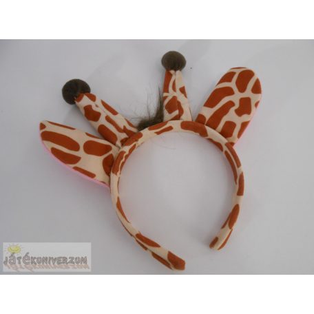 Zsiráf mintás fül és farkinca szett