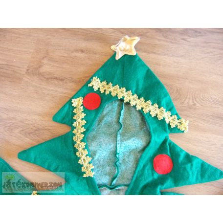 Karácsonyfa ruha jelmez