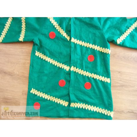 Karácsonyfa ruha jelmez