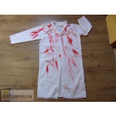 Orvosi köpeny munkaruha jelmez felnőtteknek