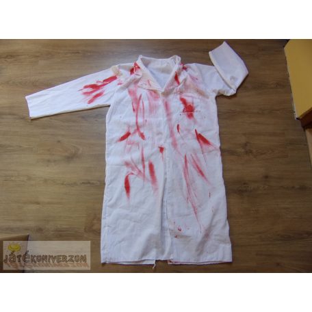 Orvosi köpeny munkaruha jelmez felnőtteknek