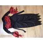 Ördög boszorkány női ruha jelmez