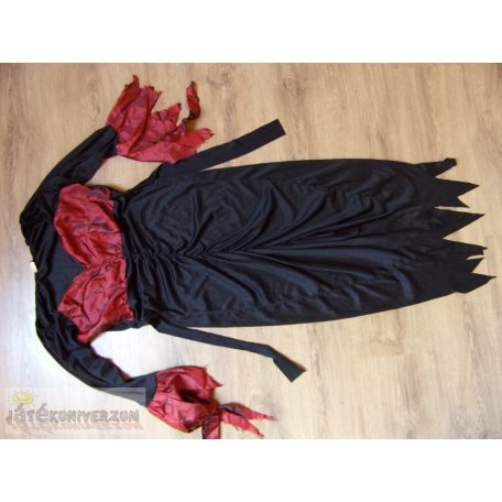 Ördög boszorkány női ruha jelmez