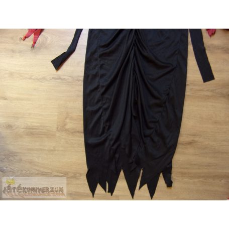 Ördög boszorkány női ruha jelmez