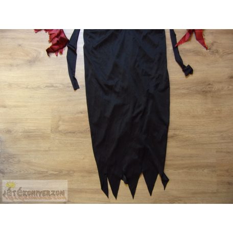 Ördög boszorkány női ruha jelmez