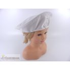 Fehér kalap sapka jelmez kiegészítő