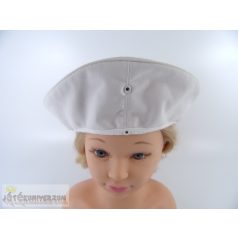 Fehér kalap sapka jelmez kiegészítő