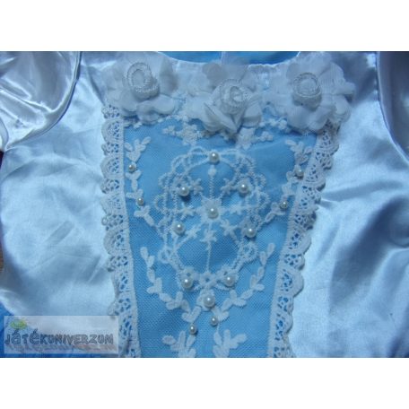 Hamupipőke hercegnő ruha jelmez 7-10 éveseknek