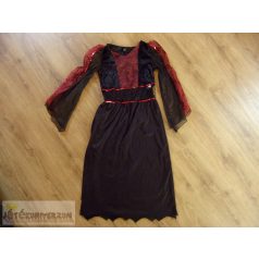   Tu pók pókháló mintás boszorkány ruha jelmez 11-13 éveseknek