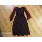 Tu pók pókháló mintás boszorkány ruha jelmez 11-13 éveseknek