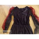 Tu pók pókháló mintás boszorkány ruha jelmez 11-13 éveseknek