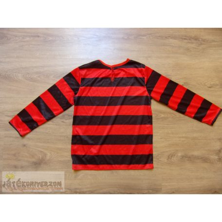 Hosszú ujjú csíkos felső póló jelmez 10-12 éveseknek