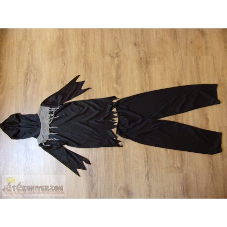 Fekete kaszás halál halloween ruha jelmez 3-4 éveseknek