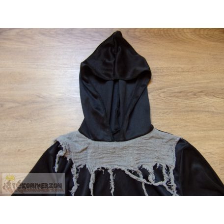 Fekete kaszás halál halloween ruha jelmez 3-4 éveseknek