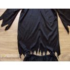 Fekete kaszás halál halloween ruha jelmez 3-4 éveseknek