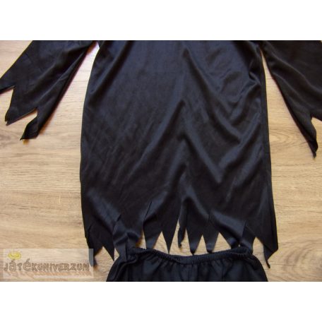 Fekete kaszás halál halloween ruha jelmez 3-4 éveseknek