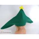 Karácsonyfa fenyőfa csúcs fejfedő jelmez kiegészítő