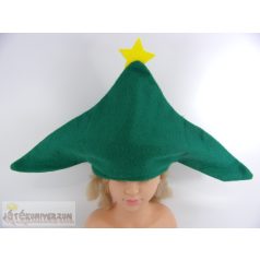 Karácsonyfa fenyőfa csúcs fejfedő jelmez kiegészítő