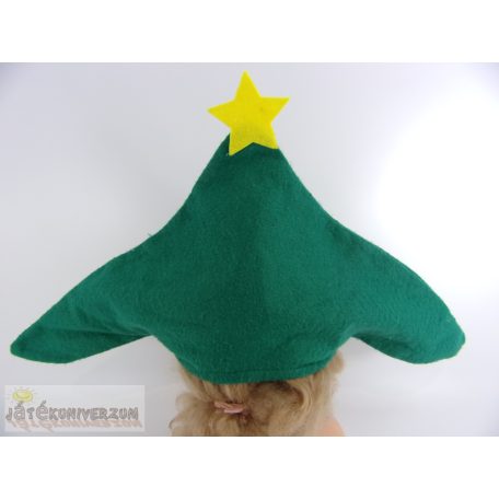 Karácsonyfa fenyőfa csúcs fejfedő jelmez kiegészítő