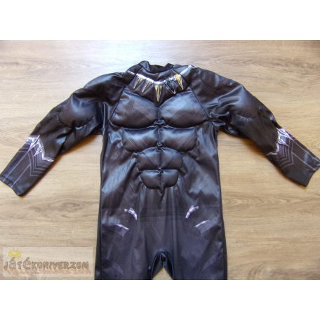 Bosszúállók Fekete Párduc izmosított ruha jelmez 6-7 éveseknek